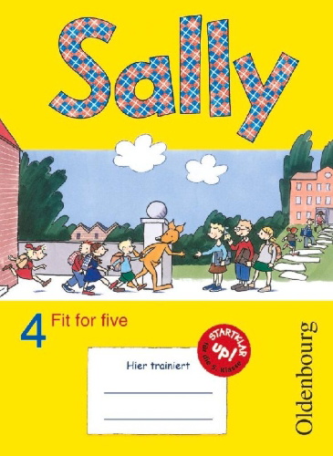 Buchcover und Innenansicht für das Buch: Sally 4. Schuljahr. Übungsheft Fit for five. Zu allen Ausgaben (Neubearbeitung und Bisherige Ausgaben). Englisch ab Klasse 1 und 3
