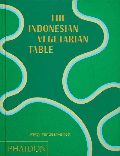 Buchcover und Innenansicht für das Buch: The Indonesian Vegetarian Table
