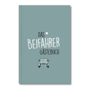 Buchcover und Innenansicht für das Buch: Beifahrer-Gästebuch zum 18. Geburtstag - Kreatives Auto-Gästebuch für Fahranfänger, Führerschein & Neues Auto
