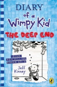 Buchcover und Innenansicht für das Buch: Diary of a Wimpy Kid 15: The Deep End