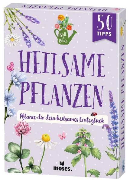 Buchcover und Innenansicht für das Buch: Blatt & Blüte Heilsame Pflanzen
