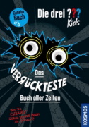Buchcover und Innenansicht für das Buch: Die drei ??? Kids, Das verrückteste Buch aller Zeiten
