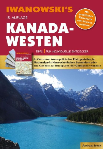 Buchcover und Innenansicht für das Buch: Kanada-Westen - Reiseführer von Iwanowski