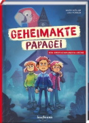 Buchcover und Innenansicht für das Buch: Geheimakte Papagei
