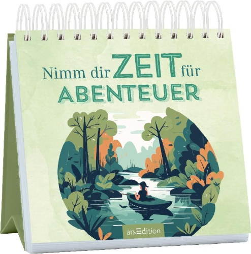 Buchcover und Innenansicht für das Buch: Nimm dir Zeit für Abenteuer