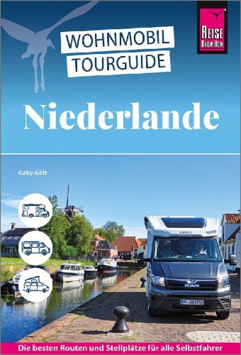 Buchcover und Innenansicht für das Buch: Reise Know-How Wohnmobil-Tourguide Niederlande