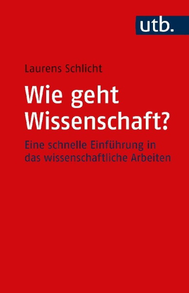 Buchcover und Innenansicht für das Buch: Wie geht Wissenschaft?