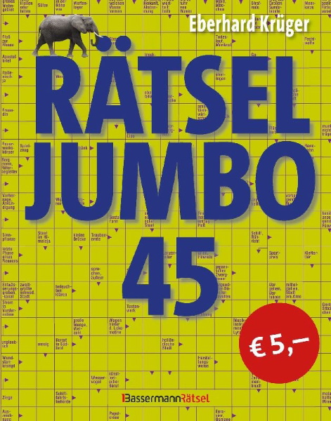 Buchcover und Innenansicht für das Buch: Rätseljumbo 45