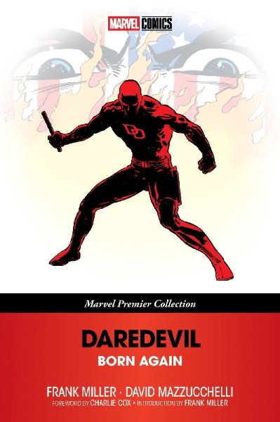 Buchcover und Innenansicht für das Buch: Daredevil: Born Again [Marvel Premier Collection]