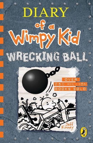 Buchcover und Innenansicht für das Buch: Diary of a Wimpy Kid 14: Wrecking Ball