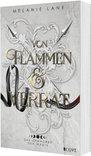 Buchcover und Innenansicht für das Buch: Von Flammen & Verrat (Die Geschichte der Anderswelt 2)