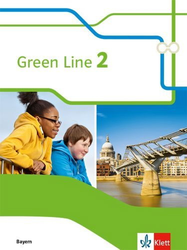 Buchcover und Innenansicht für das Buch: Green Line 2. Schülerbuch. 6. Schuljahr. Ausgabe Bayern ab 2017