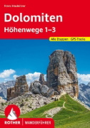 Buchcover und Innenansicht für das Buch: Dolomiten Höhenwege 1-3