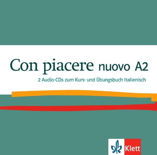 Buchcover und Innenansicht für das Buch: Con piacere nuovo A2. 2 Audio-CDs