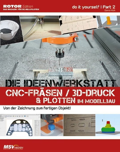 Buchcover und Innenansicht für das Buch: Die Ideenwerkstatt Scale-Modellbau