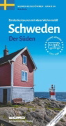 Buchcover und Innenansicht für das Buch: Entdeckertouren mit dem Wohnmobil Schweden