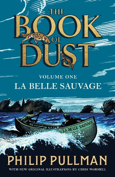Buchcover und Innenansicht für das Buch: La Belle Sauvage
