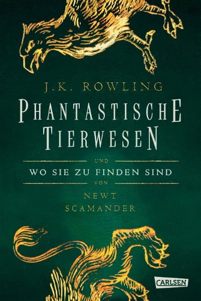 Buchcover und Innenansicht für das Buch: Fantastic Beasts & where to find them