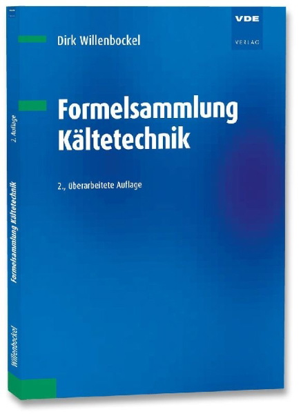 Buchcover und Innenansicht für das Buch: Formelsammlung Kältetechnik