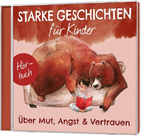 Buchcover und Innenansicht für das Buch: Über Mut, Angst & Vertrauen - Hörbuch