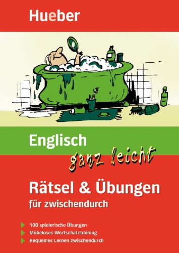 Buchcover und Innenansicht für das Buch: Englisch ganz leicht. Rätsel und Übungen für zwischendurch
