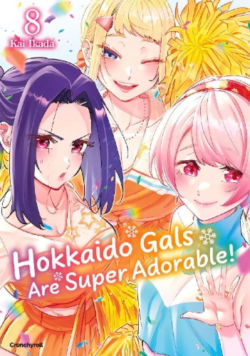 Buchcover und Innenansicht für das Buch: Hokkaido Gals Are Super Adorable! - Band 8