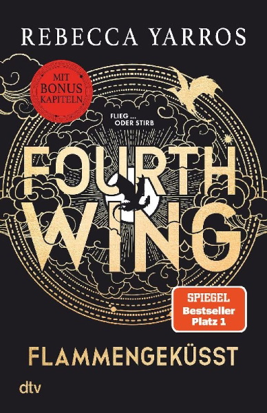 Buchcover und Innenansicht für das Buch: Fourth Wing (The Empyrean
