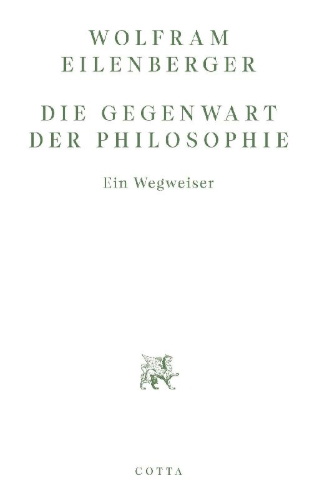 Buchcover und Innenansicht für das Buch: Die Gegenwart der Philosophie