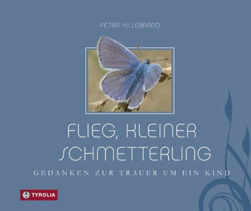 Buchcover und Innenansicht für das Buch: Flieg, kleiner Schmetterling