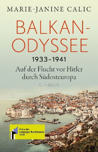 Buchcover und Innenansicht für das Buch: Balkan-Odyssee, 1933-1941