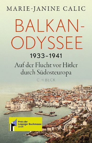 Buchcover und Innenansicht für das Buch: Balkan-Odyssee, 1933-1941