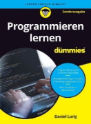 Buchcover und Innenansicht für das Buch: Programmieren lernen für Dummies