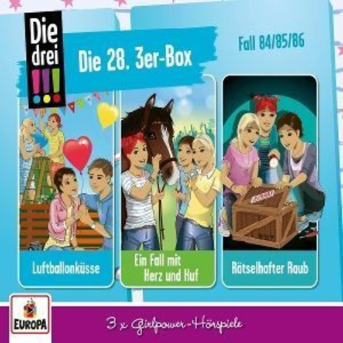 Buchcover und Innenansicht für das Buch: DIe drei !!! 3er Box - Folgen 84-86