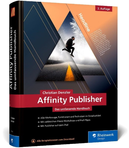 Buchcover und Innenansicht für das Buch: Affinity Publisher