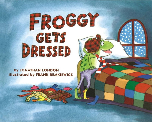 Buchcover und Innenansicht für das Buch: Froggy Gets Dressed