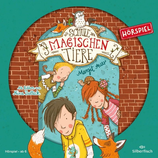 Buchcover und Innenansicht für das Buch: Die Schule der magischen Tiere 01 (Hörspiel)