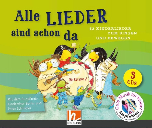 Buchcover und Innenansicht für das Buch: Alle Lieder sind schon da