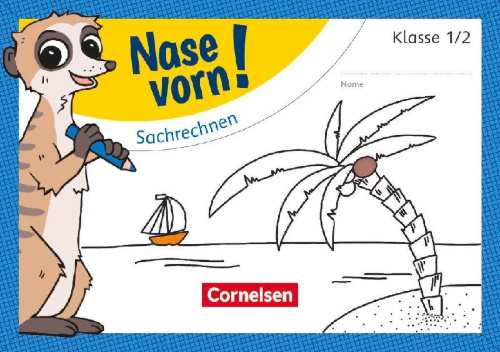 Buchcover und Innenansicht für das Buch: Nase vorn! - Mathematik 1./2. Schuljahr - Sachrechnen