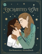 Buchcover und Innenansicht für das Buch: Enchanted Love. Ein Romantasy-Ausmalbuch
