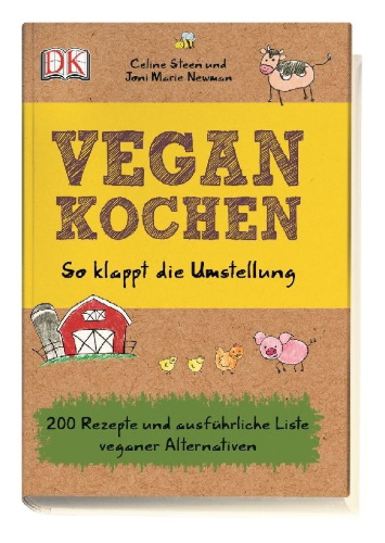 Buchcover und Innenansicht für das Buch: Vegan kochen