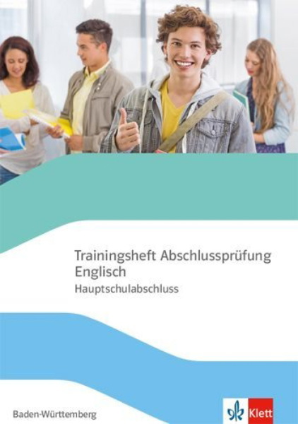 Buchcover und Innenansicht für das Buch: Trainingsheft Hauptschulabschlussprüfung Englisch. Hauptschule Baden-Württemberg