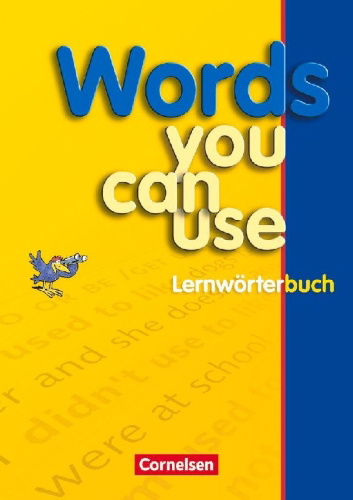 Buchcover und Innenansicht für das Buch: Words You Can use. Lernwörterbuch