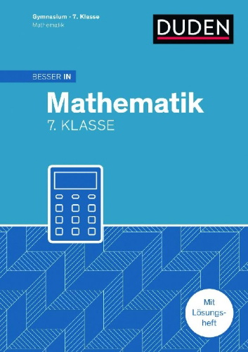 Buchcover und Innenansicht für das Buch: Besser in Mathematik - Gymnasium 7. Klasse