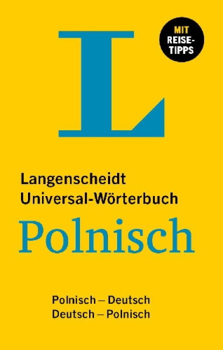 Buchcover und Innenansicht für das Buch: Langenscheidt Universal-Wörterbuch Polnisch