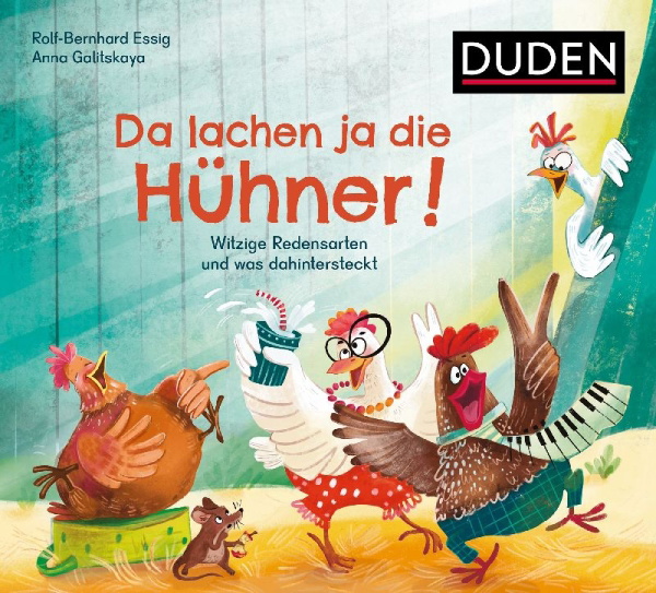 Buchcover und Innenansicht für das Buch: Da lachen ja die Hühner!