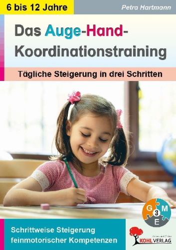 Buchcover und Innenansicht für das Buch: Das Auge-Hand-Koordinations-Training