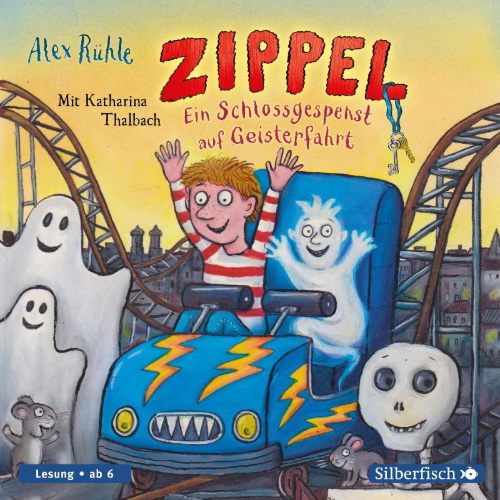 Buchcover und Innenansicht für das Buch: Zippel - Ein Schlossgespenst auf Geisterfahrt