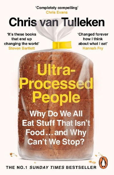 Buchcover und Innenansicht für das Buch: Ultra-Processed People