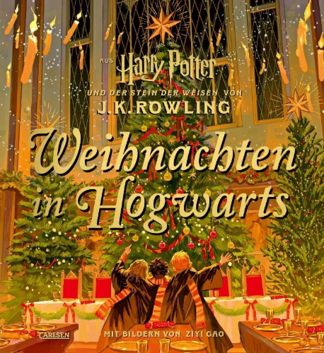 Buchcover und Innenansicht für das Buch: Christmas at Hogwarts