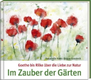 Buchcover und Innenansicht für das Buch: Im Zauber der Gärten